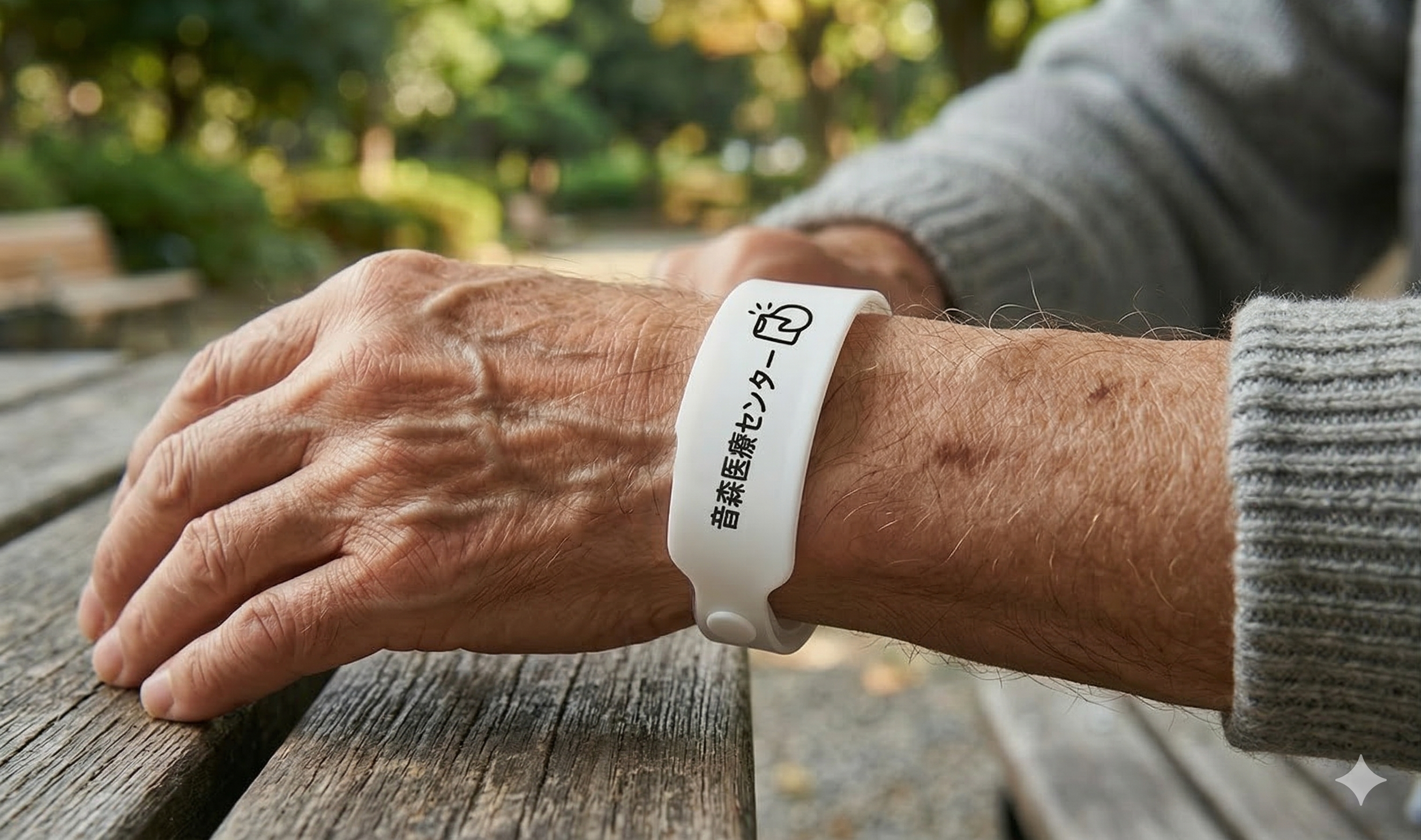 高齢者向けリストバンドにたぐっぴのイメージ